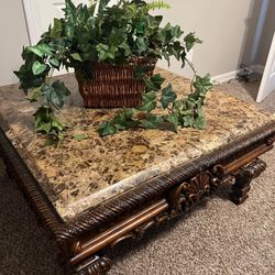 Mesa Ashley Con Mármol En Buen Estado $340 Dlls