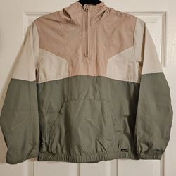 Volcom Girls Wind Stoned Windbreaker Lightweight Jacket 