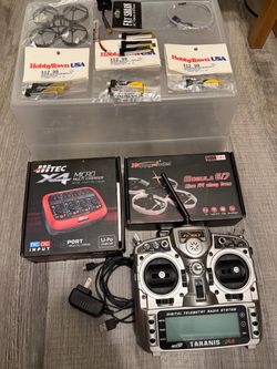 FPV Drone Bundle – Taranis, Mobula6/7, Charger & Batteries