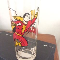   Collectable Comic Book Super   Hero SHAZAM  Pepsi 1978    Drinking Glass