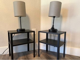 Night stands with Lamps