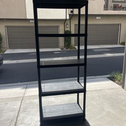 2 Plastic Shelves - 4 Tier 