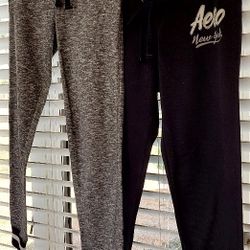 REDUCED! JOGGER PANTS from AEROPOSTALE, (teen xs/sm), 2 Pair.