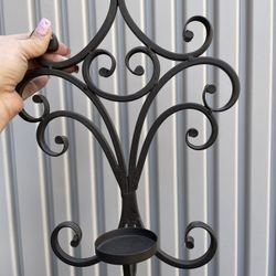 2 Metal Sconces