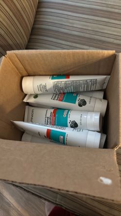 Box of hand sanitizer