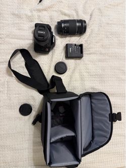 Cannon EOS Rebel T7 W/ 2 lenses OBO