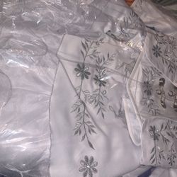 Charro Bautizo Dress Size One 