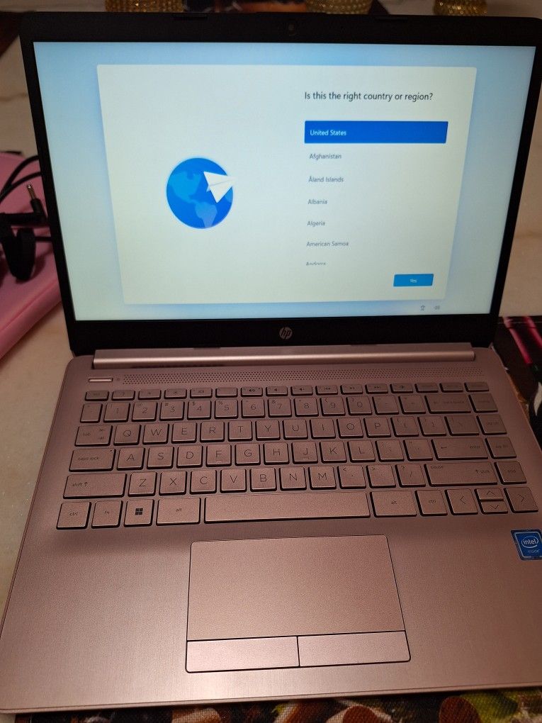 Pink HP Laptop