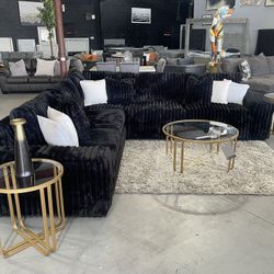 Black Sectional 