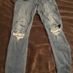 Hollister Ripped Jeans Size 3R- W26 L28 Used