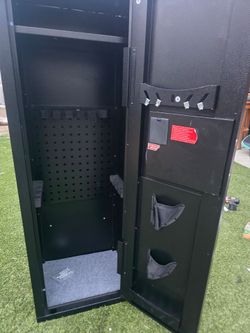 Black Steel Gun Safe Cabinet