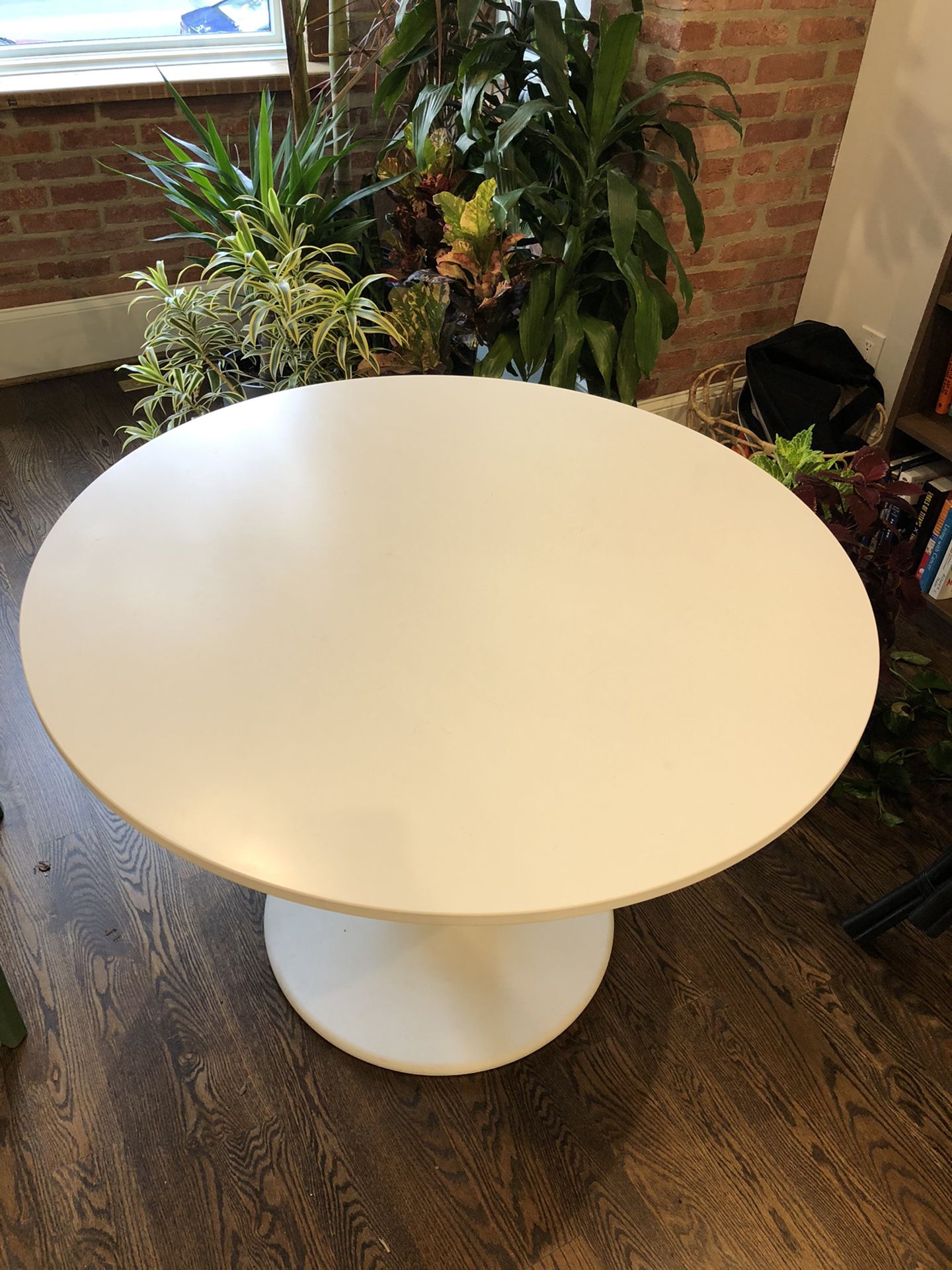 White IKEA dining table