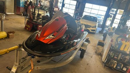 2018 Kawasaki Stx15f Jetski Waverunner With Trailer 
