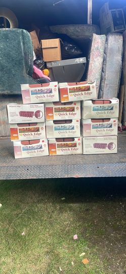Lot of 11 boxes Suncast 10' Quick Edge Border Edging