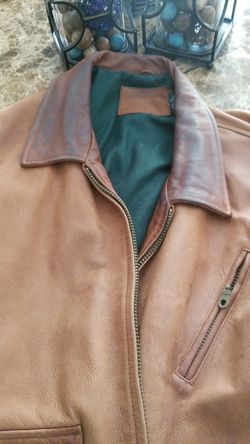St johns bay leather jacket xxl 48-50
