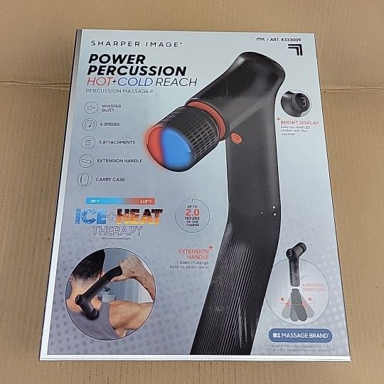 Sharper Image Power Percussion Hot Cold Percussion Massager