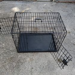 Yes, It's Available Small To Medium Double Door Dog Cage "NEVER USED"
