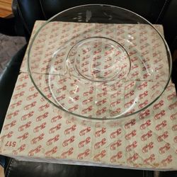 Plato De Tristal Para Salsa I Chips 