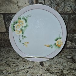 Vintage Meito China Hand Painted 6 3/8" Decorative Plate,  Japan