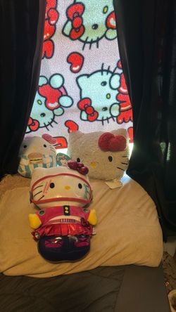 Hello Kitty plush and blanket bundle