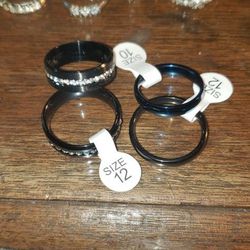 925 Silver And Gold Rings 