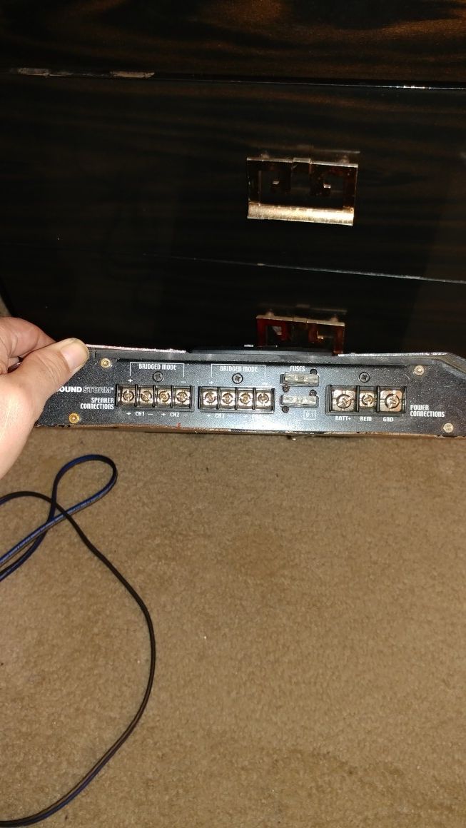 U400.4 1600w 4 channel amp sound storm vanquish