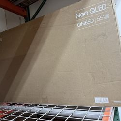 SAMSUNG 55-Inch Class QLED 4K QN85D Series Neo Quantum HDR Smart TV w/Dolby Atmos, Object Tracking Sound Lite, Motion Xcelerator, Real Depth Enhancer 