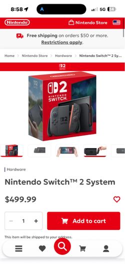 Nintendo switch 2 incluided 2 games