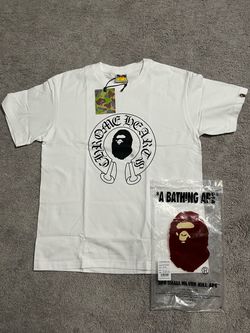 BAPE x Chrome Hearts White Graphic T-Shirt
