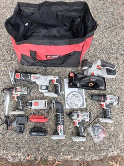 Porter Cable Cordless Tool Set (Vgood some unused) pick up fremont sea. No low ball offers please. No trades. Many other tools