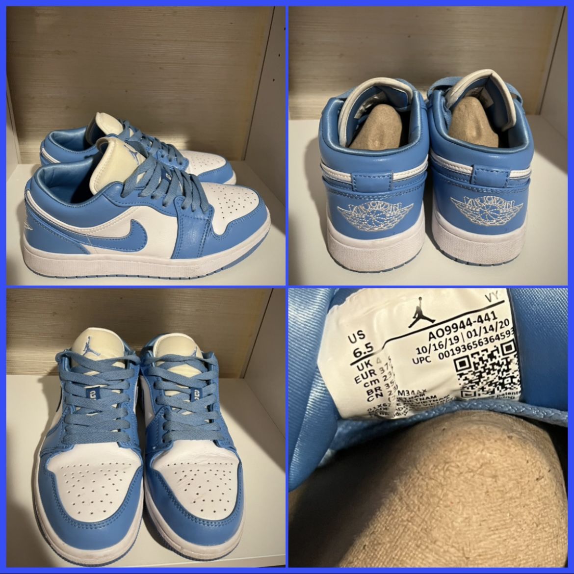 Jordan 1 Low 💙