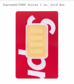 Supreme / Pamp Sussie 1oz gold bar