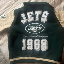 Jets Bomber Varsity Jacket 