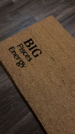 Custom Pisces Doormat
