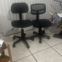 TWO  Chairs Same Ayusy Good Condition 