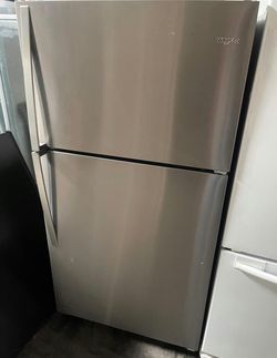 Whirlpool Top Mount Stainless Steel Fridge