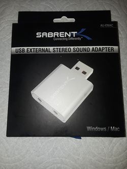 Sabrent AU-EMAC USB 2.0 Sound Card