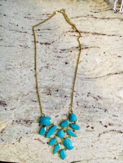 Turquoise statement necklace