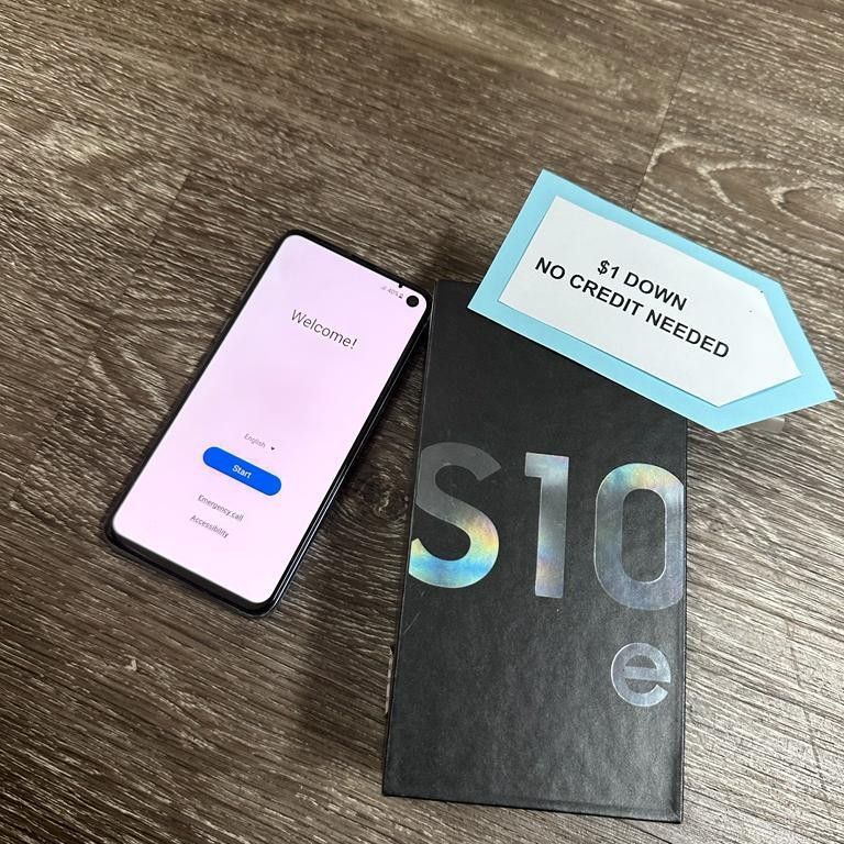 Samsung Galaxy S10e Unlocked -PAYMENTS AVAILABLE FOR AS LOW AS $1 DOWN - NO CREDIT NEEDED