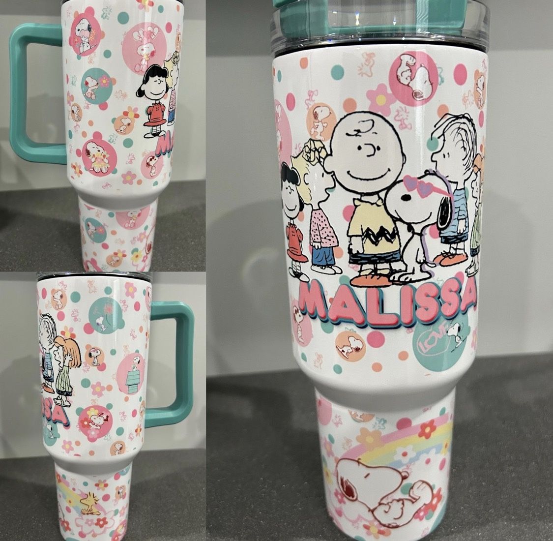 "Snoopy & Woodstock Dots" Hot/Cold Tumbler - Multiple Sizes Available!