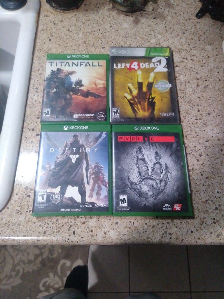 3 Xbox One Games And 1 Xbox 360 Game
