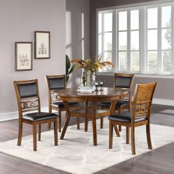 Wooden dining Table with 4 chairs