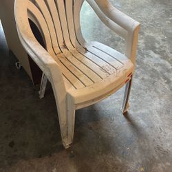 Free two plastic Chairs 