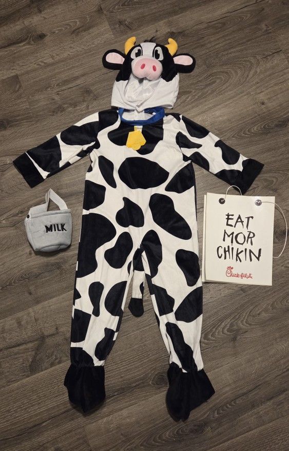 Milk Cow Costume 3t