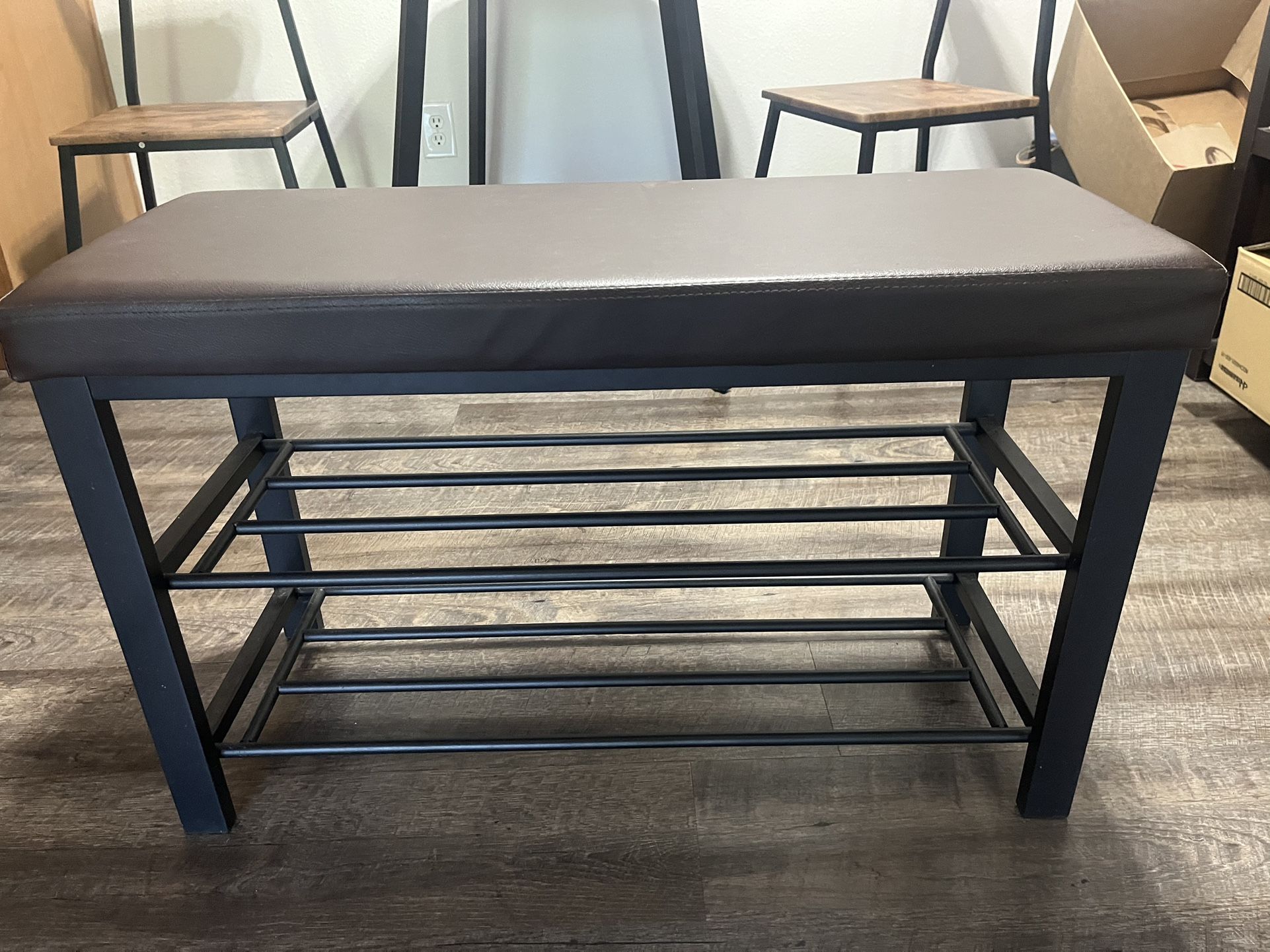 Shoe Rack With Soft Top