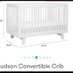 Baby Crib With Mattress 