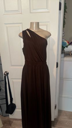 Brown  Dress
