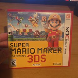 Selling ,Super Mario Maker For The Nintendo 3ds 