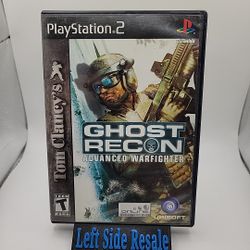 GHOST RECON ADVANCED WARFIGHTER ( SONY PlayStation 2 PS2 ) - CIB -