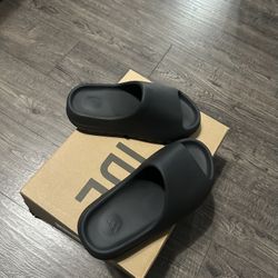 Black Onyx Yeezy Slides